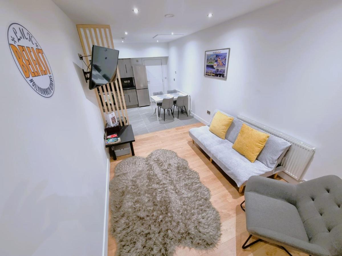 Lmk, Spacious 1 Bedroom Ground Floor Apartment, Ev Charger, Free Parking Wi-Fi, Great Location Belfast Eksteriør billede